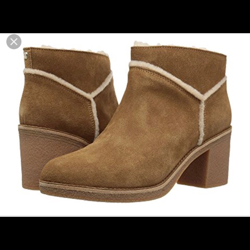 Ugg Kasen heeled ankle boots 8.5
